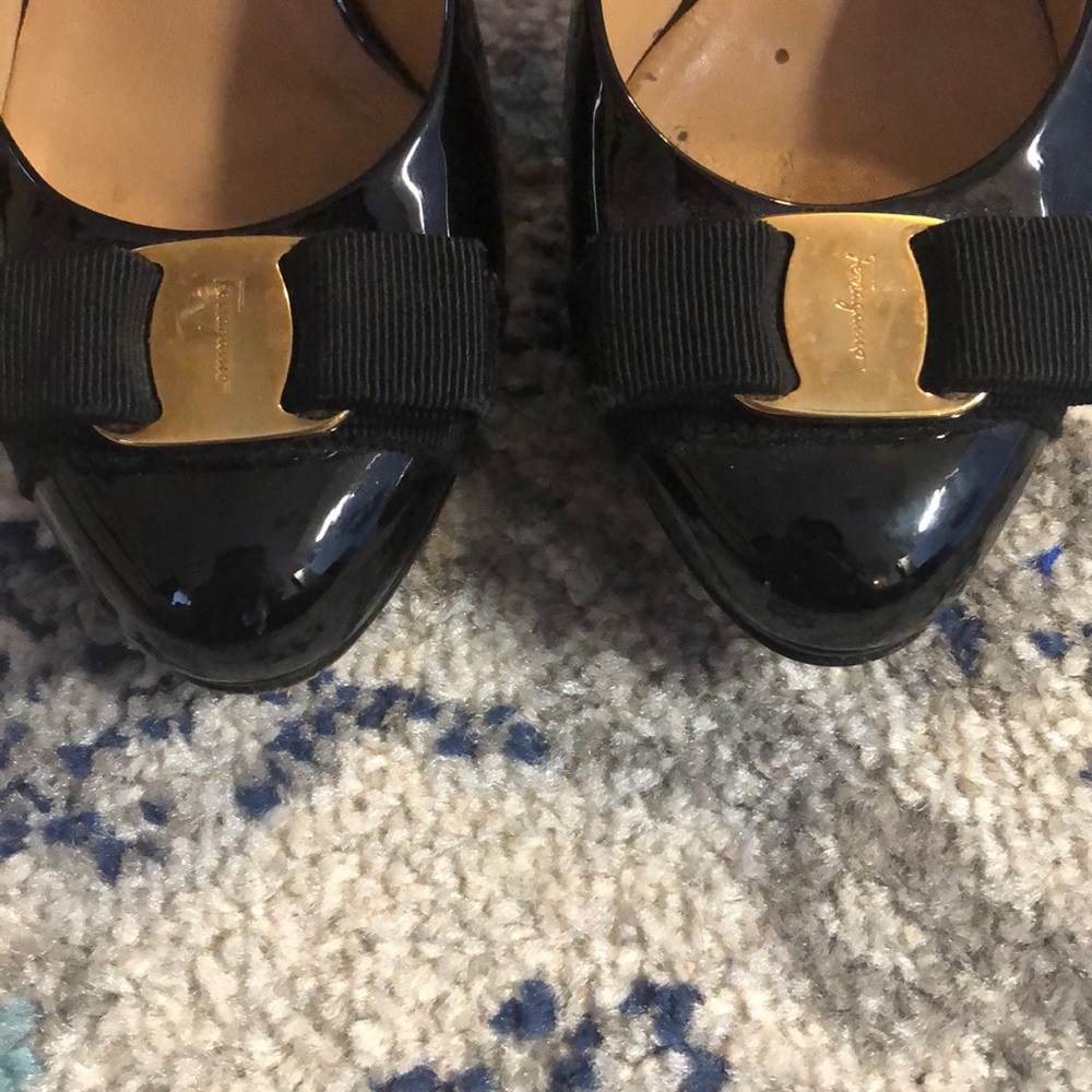Salvatore Ferragamo Patent Leather Heels - Picture 8 of 8